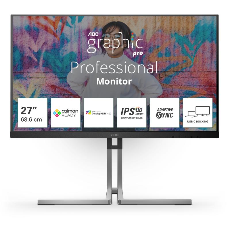 AOC Monitor 27", Q27U3CV - imagine 2