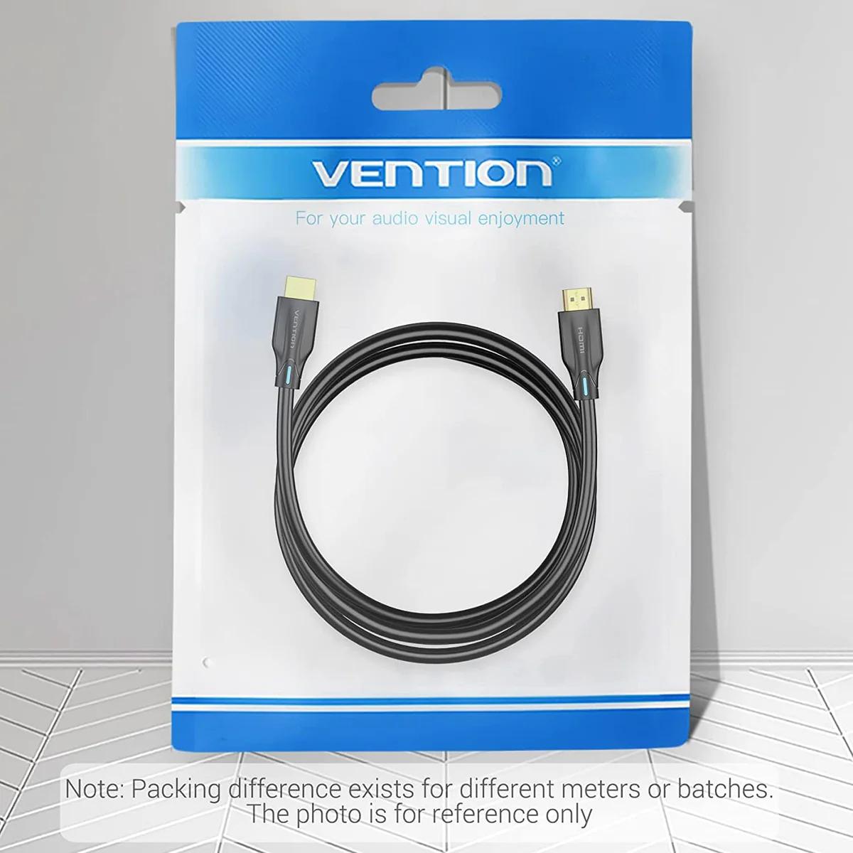 Vention Cablu video, HDMI (T) la HDMI (T), 1m, rezolutie 8K la 60Hz, conectori auriti, negru, AANBF - imagine 8
