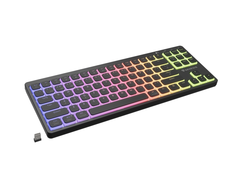 GENESIS Tastatura Mecanica Gaming Thor 430 TKL Wireless, RGB, Wireless, negru, NKG-2346