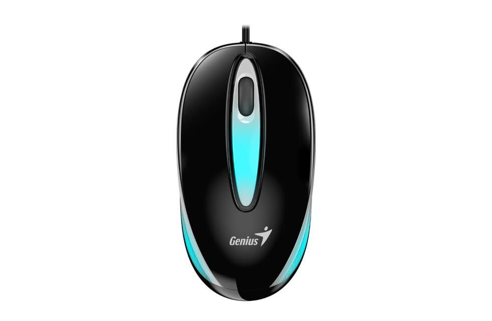 Genius MOUSE, DX-Mini, PC sau NB, cu fir, USB, optic, 1000 dpi, butoane/scroll 3/1, LED, 31010025404