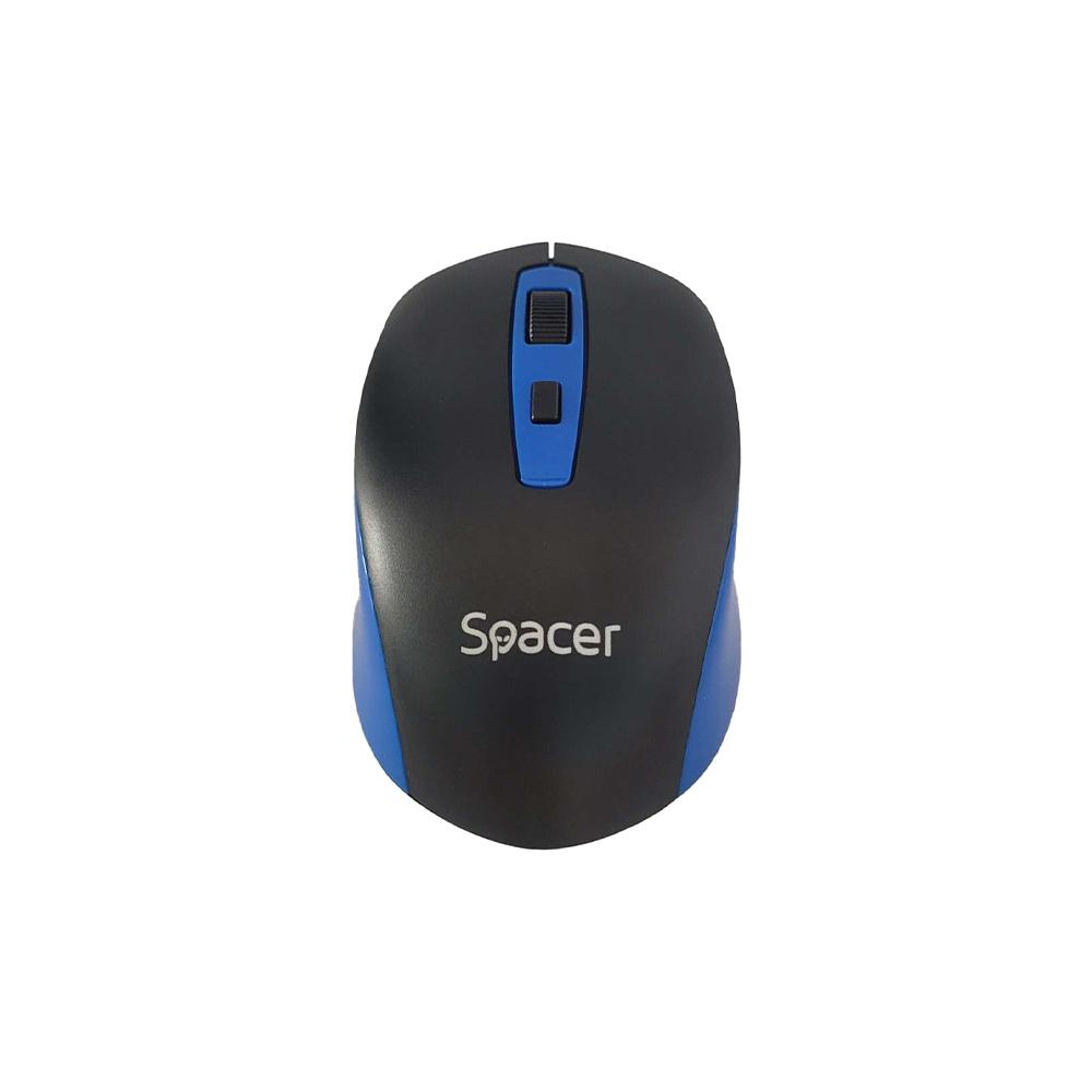 SPACER Mouse Wireless, 1600 dpi, Multicolor, SPMO-WS01-BKBL - imagine 3