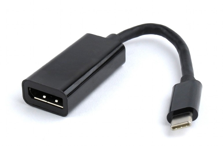 Gembird CABLU video, adaptor USB 3.1 Type-C (T) la DisplayPort (M), 15cm, rezolutie, A-CM-DPF-01