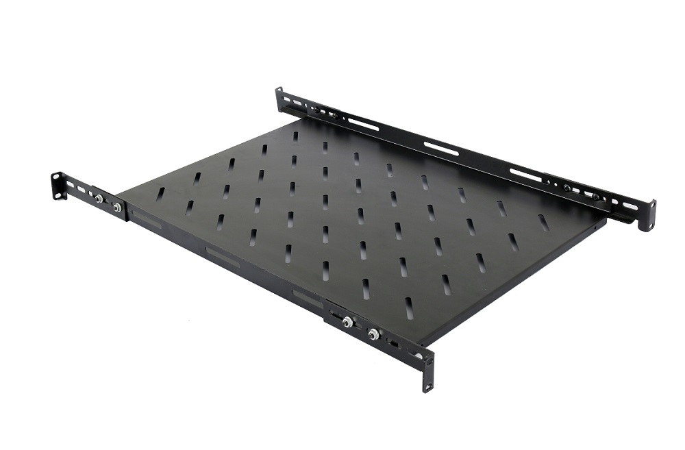 SPACER RAFT FIX 1U pentru rack 19, adancime 500mm, pt. cabinet de 800mm, cu, SPSF-1U500HE-BK-03