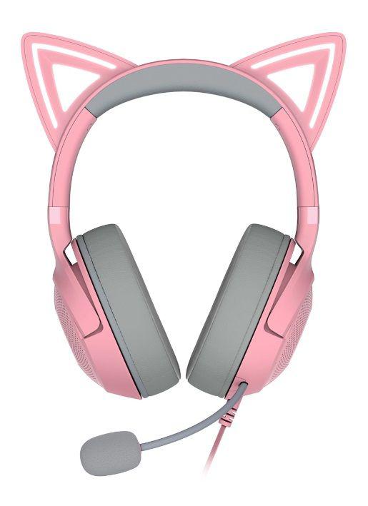 Razer CASTI - gaming Kraken Kitty V2 - Quartz Ed, RZ04-04730200-R3M1 - imagine 3