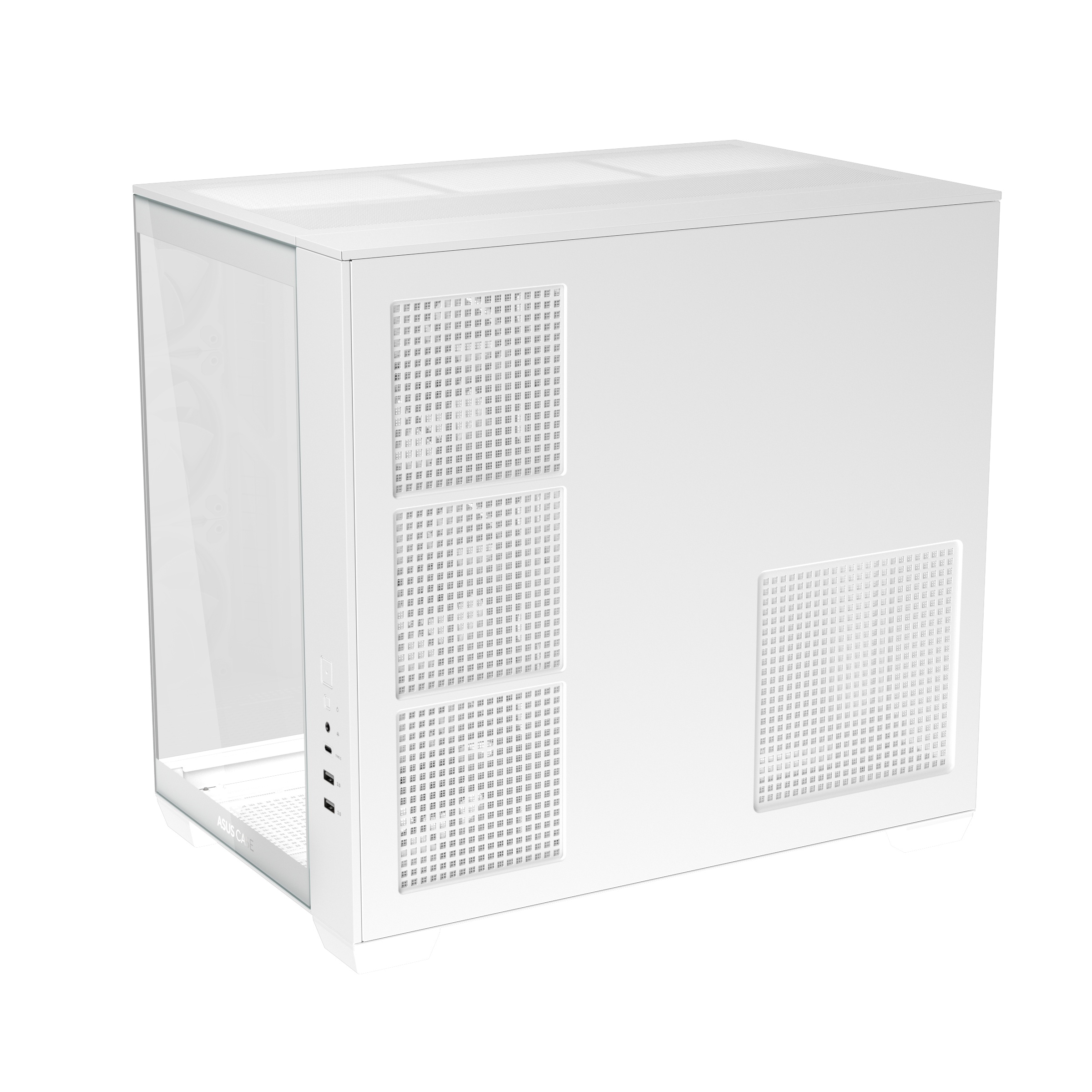 Asus Carcasa, A32 PLUS TG ARGB WHITE - imagine 5