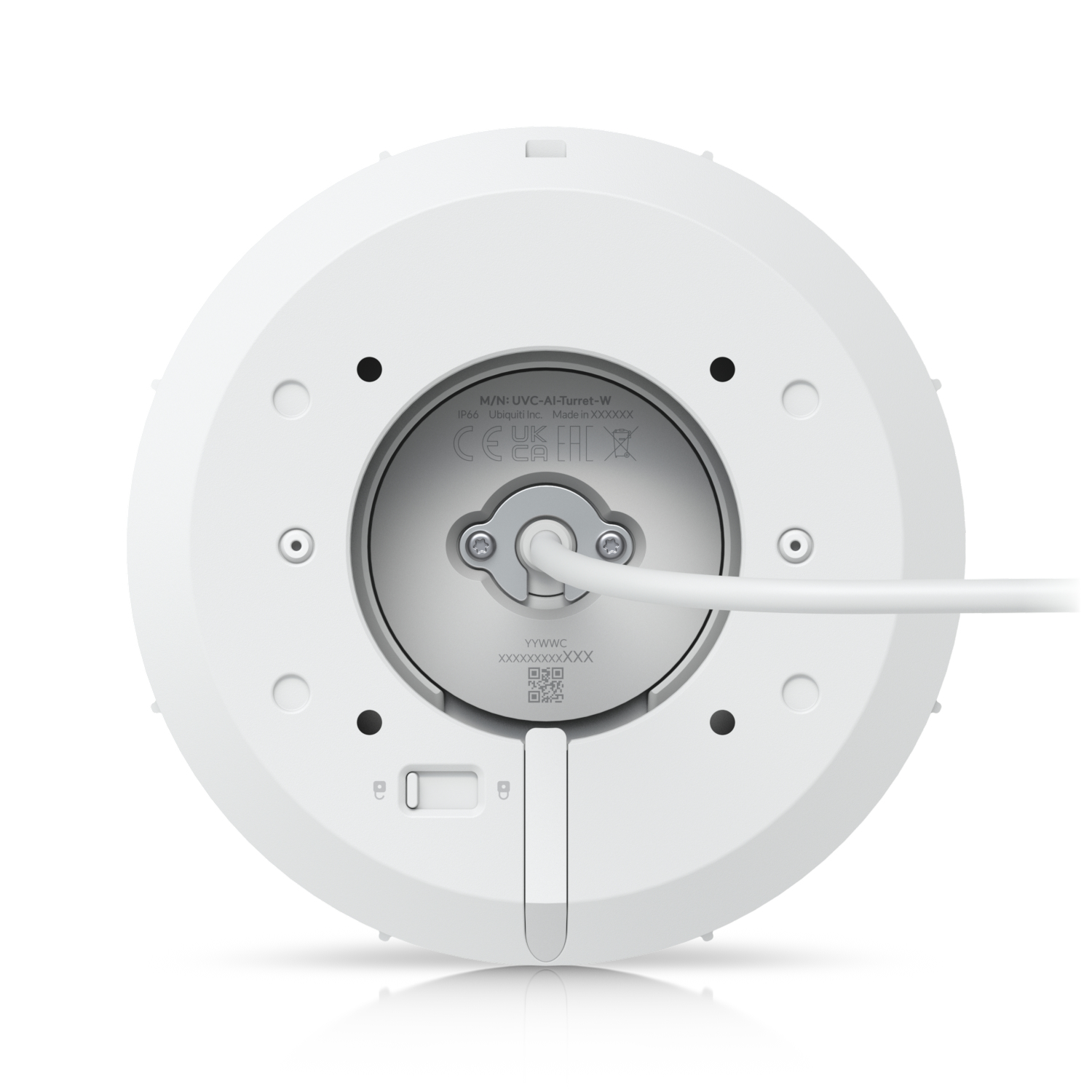 Ubiquiti All-weather, vandal-proof 4K PoE+ turret camera with enhanced AI, UVC-AI-TURRET-W - imagine 9