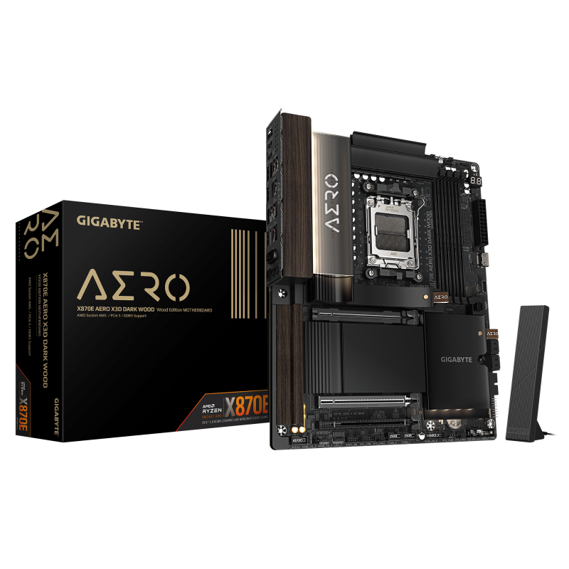 Gigabyte MB, X870E AERO X DK WOOD