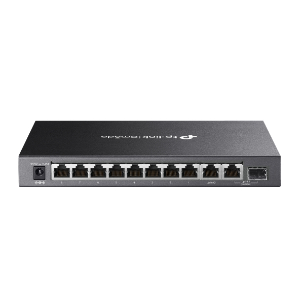 Tp-Link SWITCH Omada unmanaged, 9×Gigabit RJ45, and 1×Gigabit combo SFP/RJ45 Port (8, DS110GMP