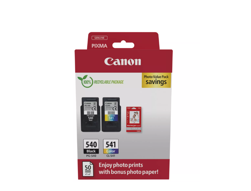 Canon Combo-Pack Original Black/Color, PG-540/CL-541 VALUE-PACK pentru Pixma, 5225B013AA