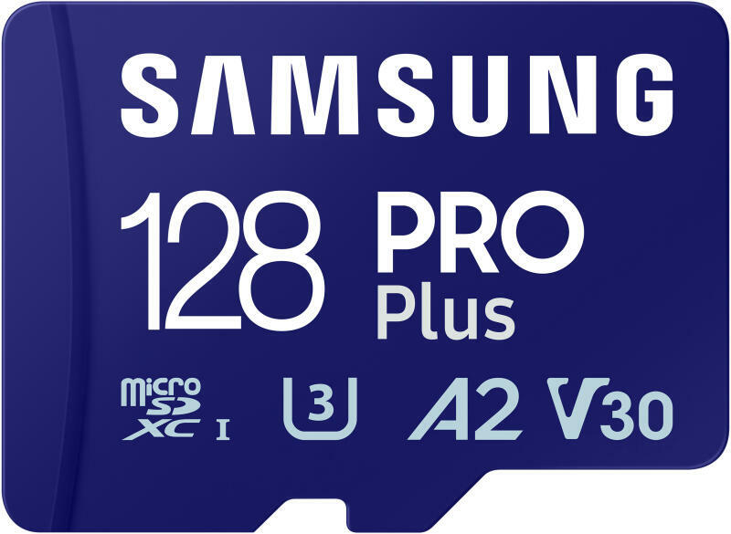 Samsung PRO Plus 128GB microSD UHS-I U3 Full HD 4K UHD 180MB/s Read 130MB/s Write, MB-MD128SA/EU