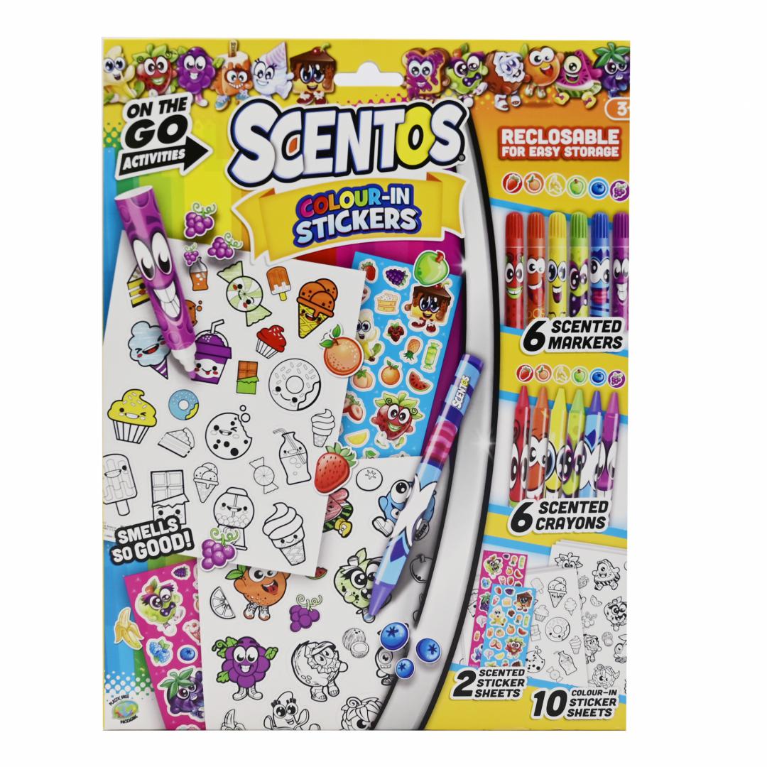 SCENTOS SET PARFUMAT DE CALATORIE SA COLORAM SI SA LIPIM STICKERE, SCS45183
