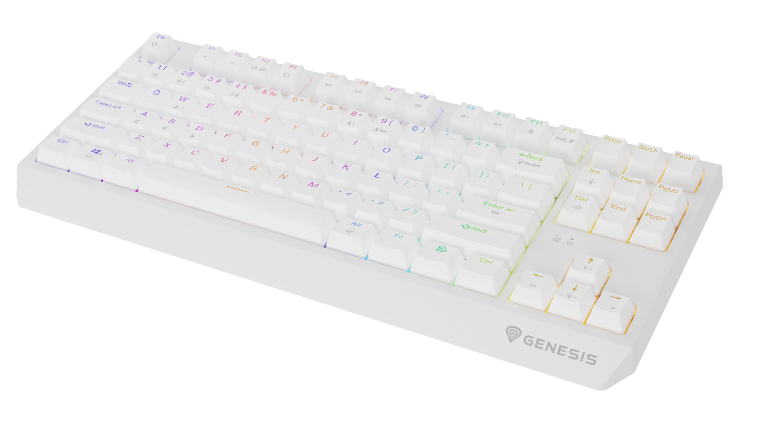 Genesis Tastatura WS Thor 230 TKL R alb, NKG-2165