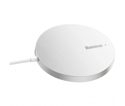 Baseus INCARCATOR wireless Simple Mini3, magnetic, 15W, cablu Type-C la USB 1.2m inclus, CCJJ040012