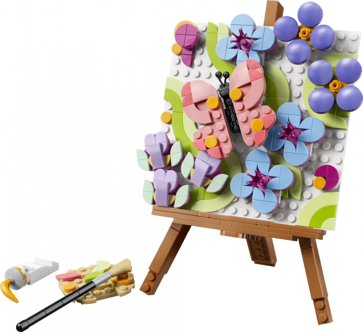 LEGO TABLOU DECORATIV CU ARTA FLORALA, LEGO31390 - imagine 4