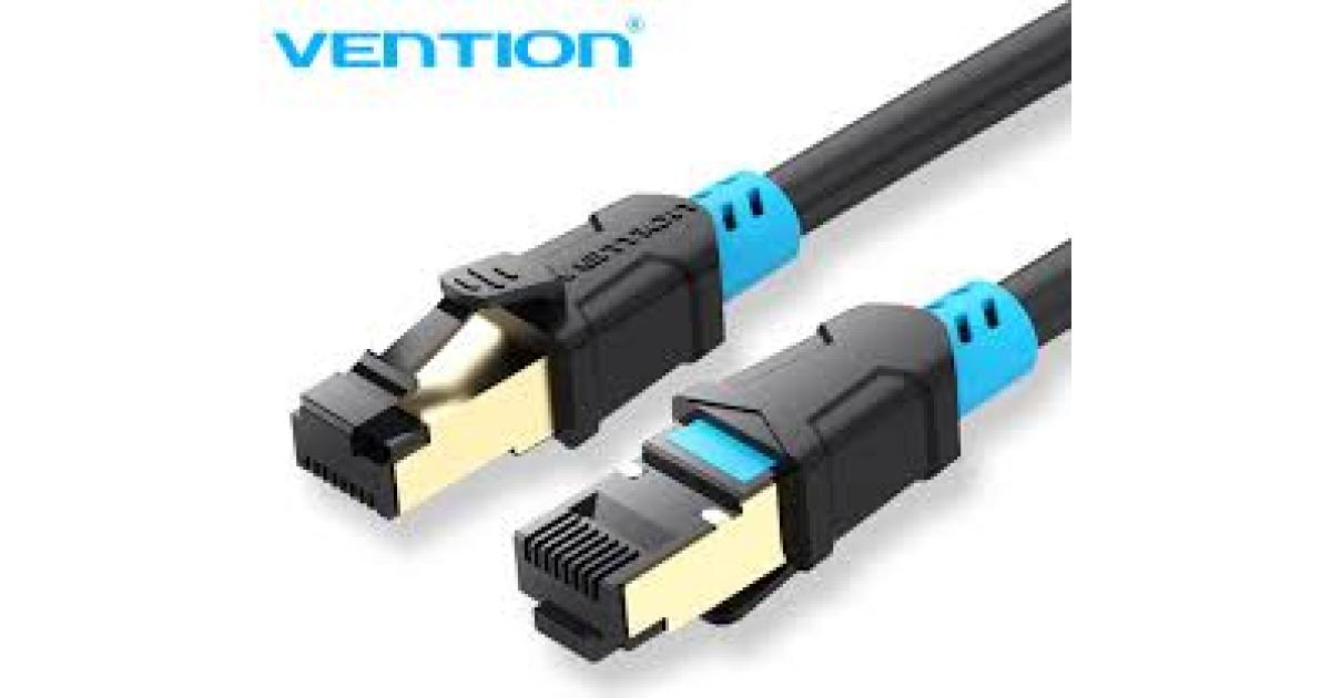 Vention Patch cord SFTP, Cat. 6, RJ-45 (T) la RJ-45 (T), 15m, 27AWG, cupru, negru, VAP-A06-B1500