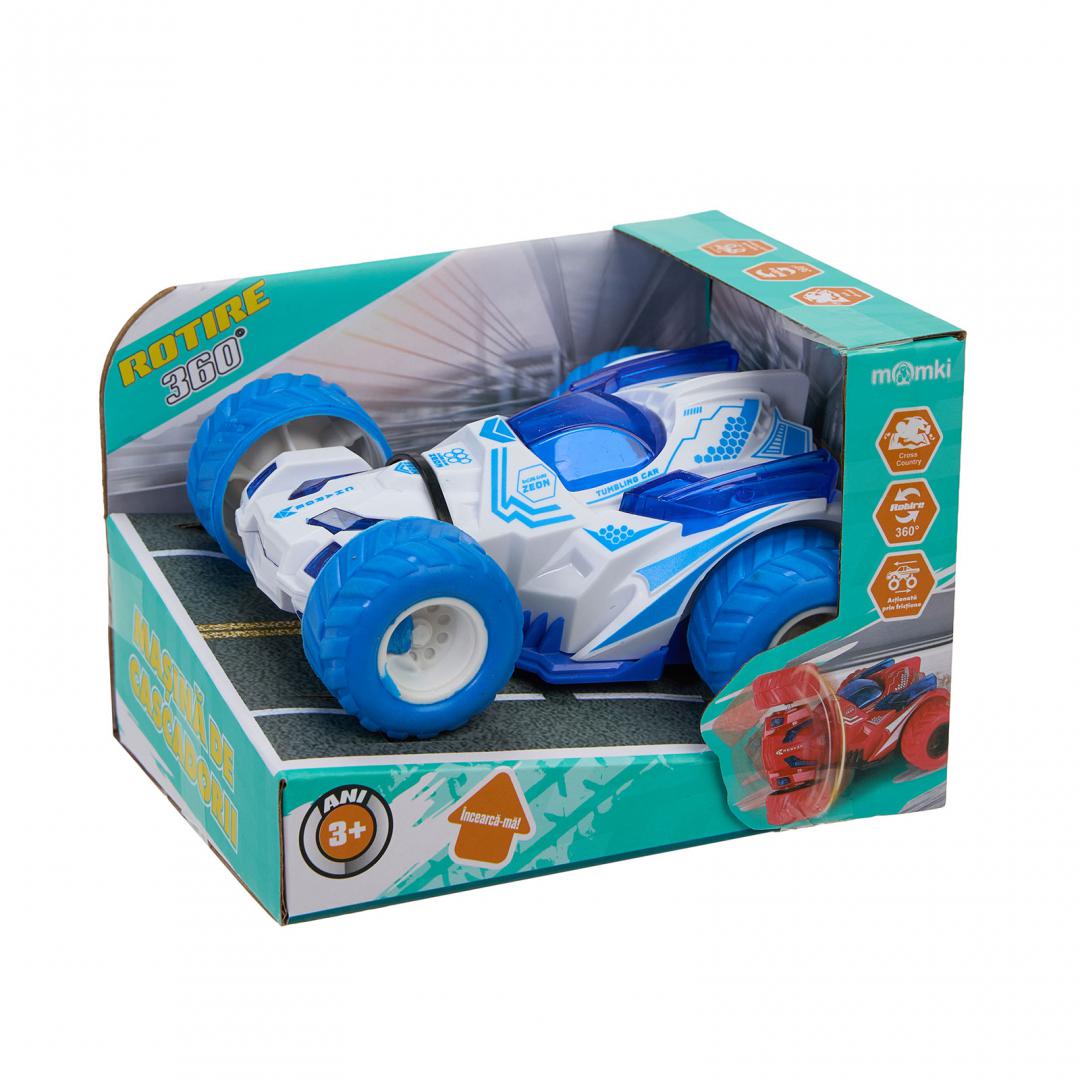MomKi MASINA PENTRU CASCADORII, OFF-ROAD, 360 DE GRADE, MOMKI, ALB, MOMKI1819-32ALB