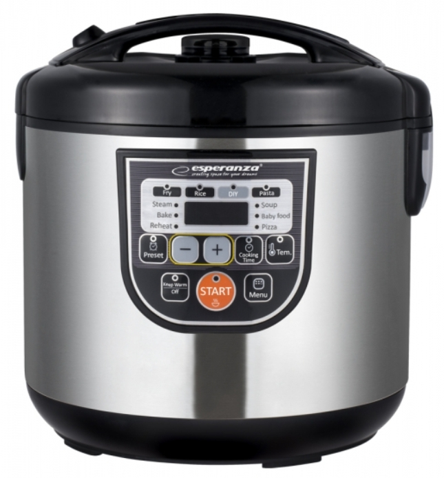 Esperanza Multicooker Mate 4l 860W Inox, EKG011