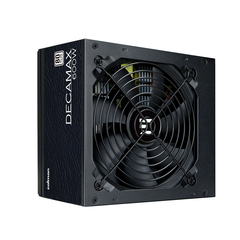 Zalman SURSA "Decamax 600", 600W, certificare 80 Plus, active PFC, fan 120mm, negru, ZM600-LX3 - imagine 4