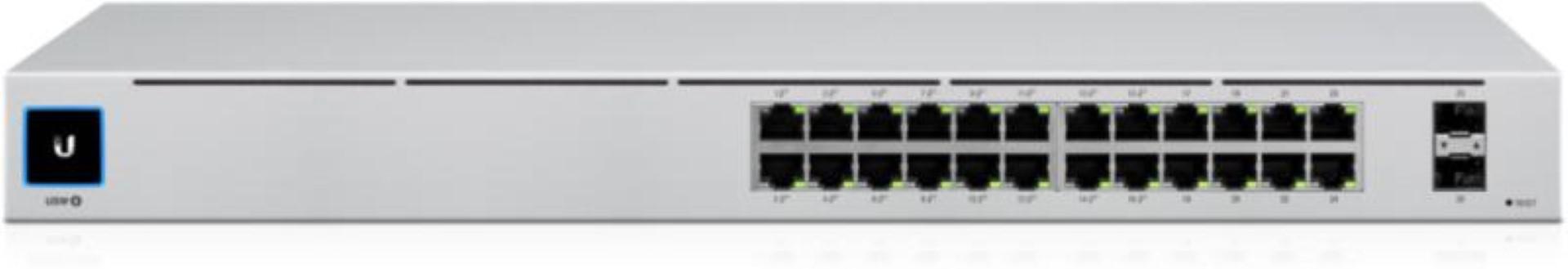 Ubiquiti SWITCH, Gigabit x 24, SFP x 1, managed, rackabil, carcasa metalica, USW-24