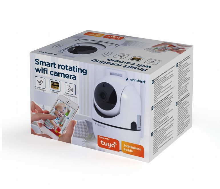 Gembird CAMERA IP, pt. interior, CMOS 2 Mpx, lentile 3.6mm, wi-fi, rezolutie FullHD, TSL-CAM-WRHD-02 - imagine 7