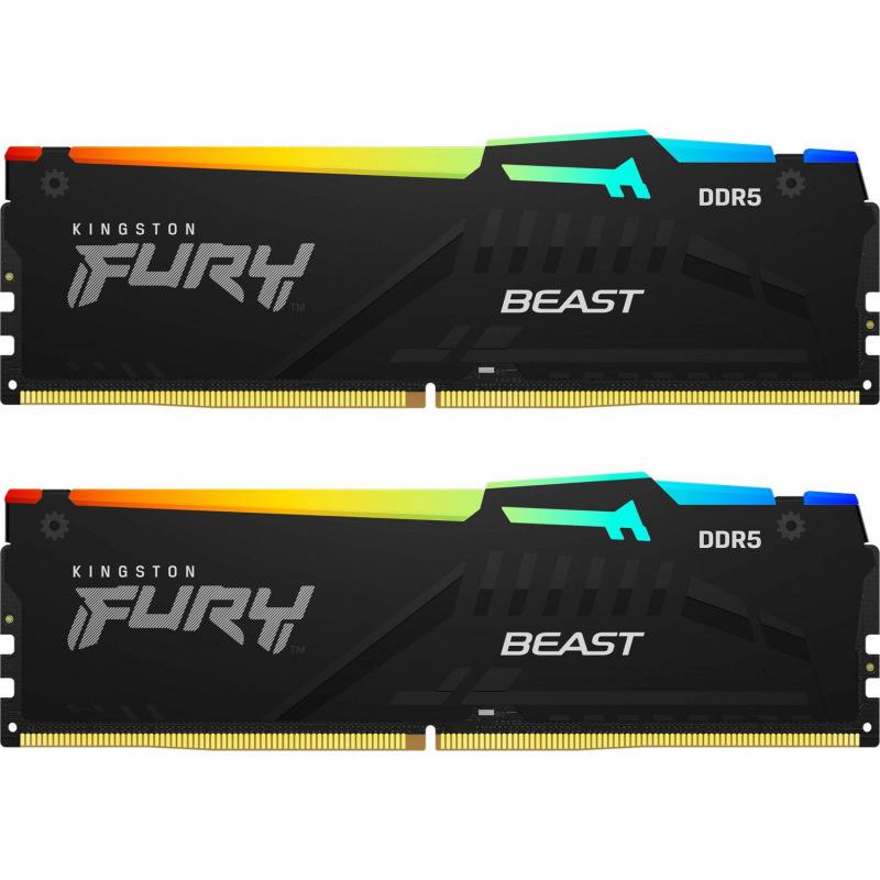Kingston Memorie DDR - gaming DDR5 32GB frecventa 5600 Mhz, 16GB x 2 module, KF556C40BBAK2-32