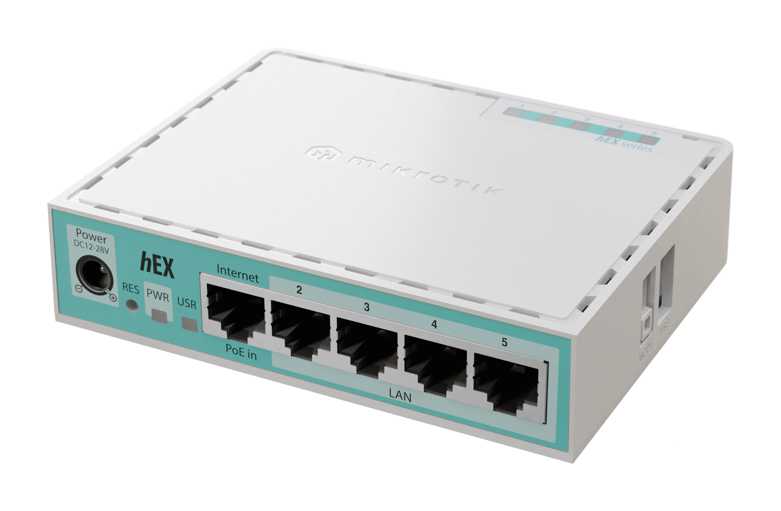 Mikrotik NET ROUTER 10/100/1000M 5P HEX/, E50UG
