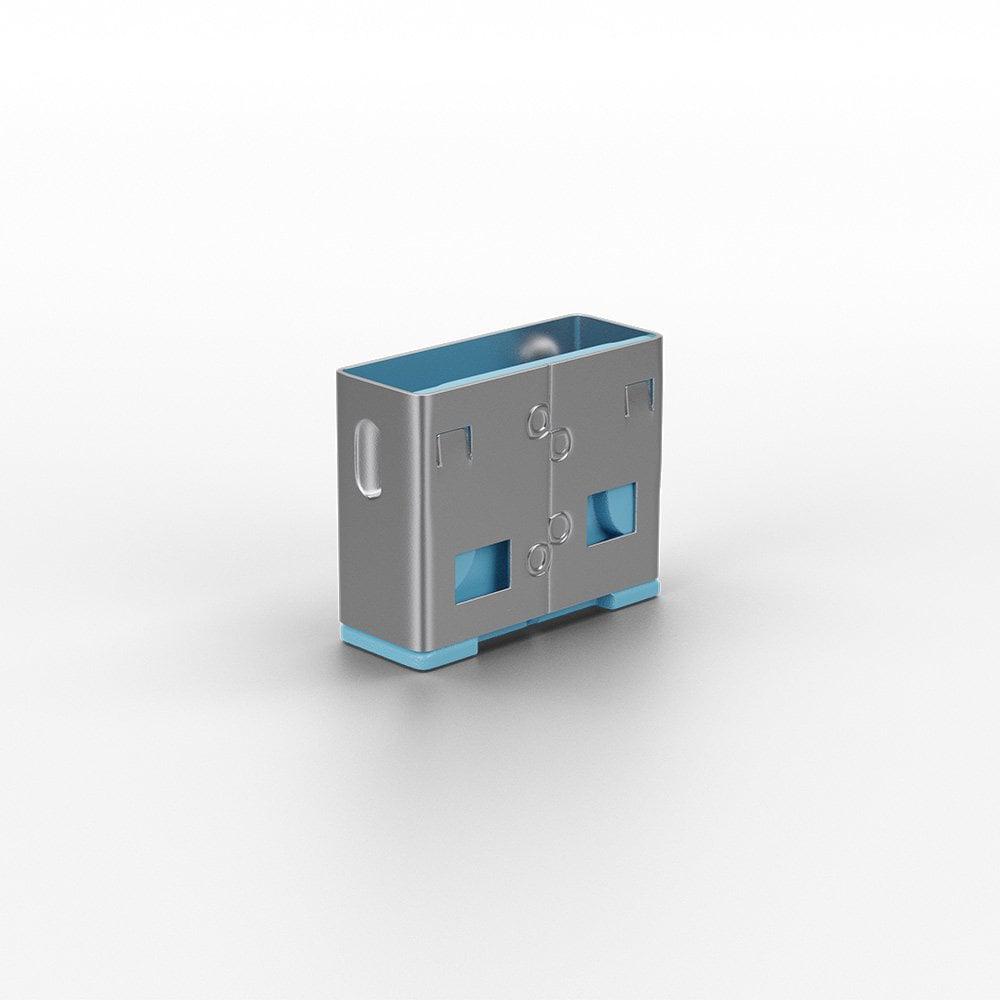 LINDY Adaptor USB Locks, 10 USB, blue, LY-40462