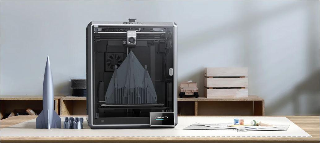 CREALITY Imprimanta 3D, Tehnologie FDM, viteza printare 600mm/s, Precizie 100 +/-0.1mm, K1 MAX - imagine 2