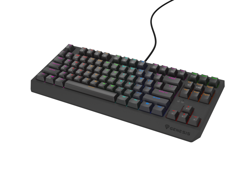 GENESIS Tastatura Mecanica Gaming Thor 230 TKL Lite, RGB, USB, negru, NKG-2076