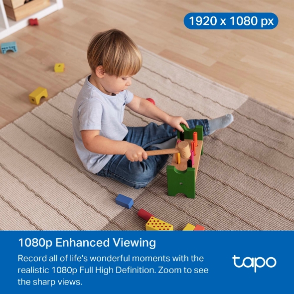 Tp-Link CAMERA IP, wireless, cube, pt. interior, dist. IR 9 m, tip lentila fixa 4 mm, 2, Tapo C201 - imagine 4