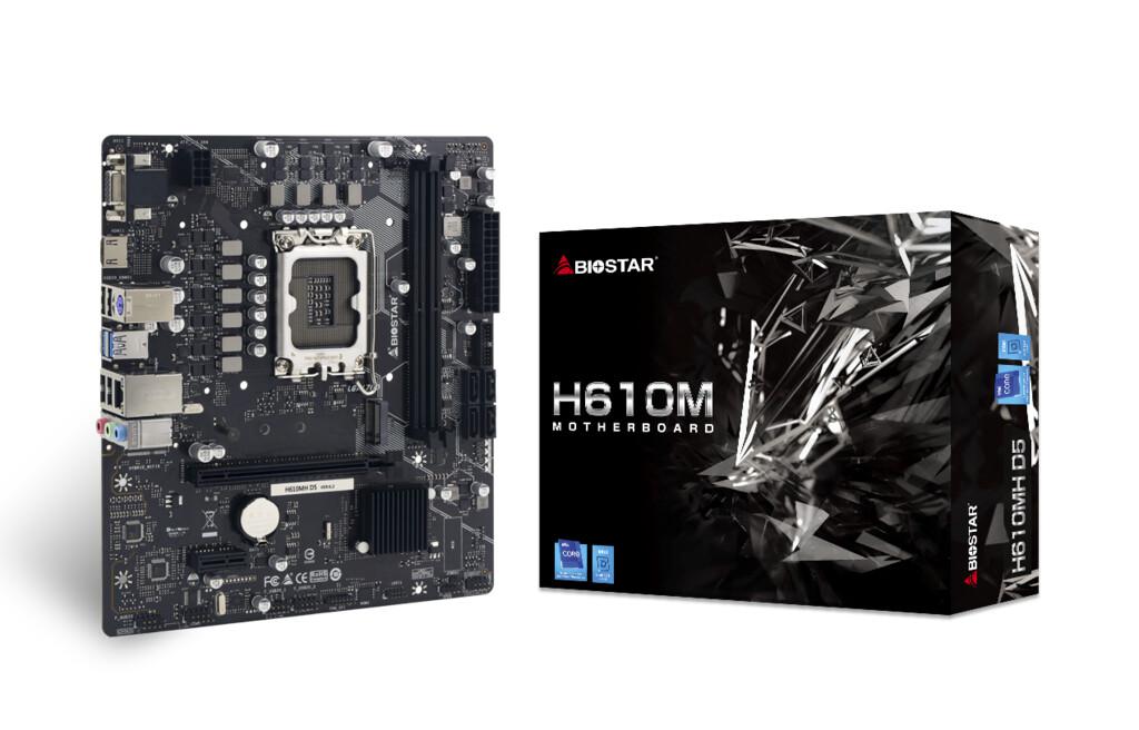 BIOSTAR MB H610MHP D5 6.2 LGA1700 DDR5, H610MH D5