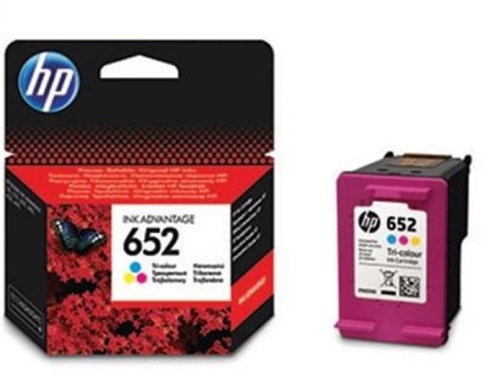 HP Cartus 652, Cyan, Magenta, Yellow, F6V24AE