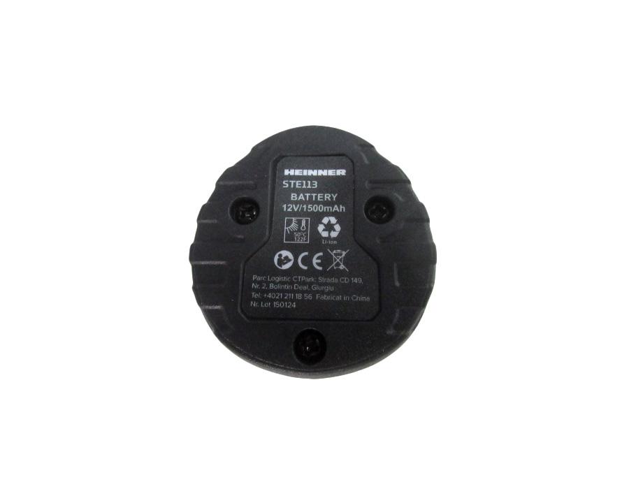 HEINNER BATERIE SUPLIMENTARA PENTRU STE113, 12V LI-ION 1500mAh, SBRTE113