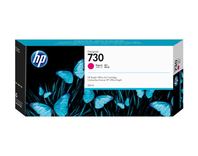 HP Cartus Cerneala Original Magenta, nr.730 pentru DesignJet T1600|T1700|T2600,300ml, P2V69A
