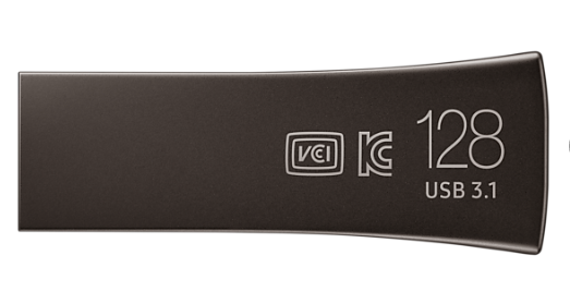 Samsung USB flash drive, BAR Plus, MUF-128BE4/APC - imagine 2