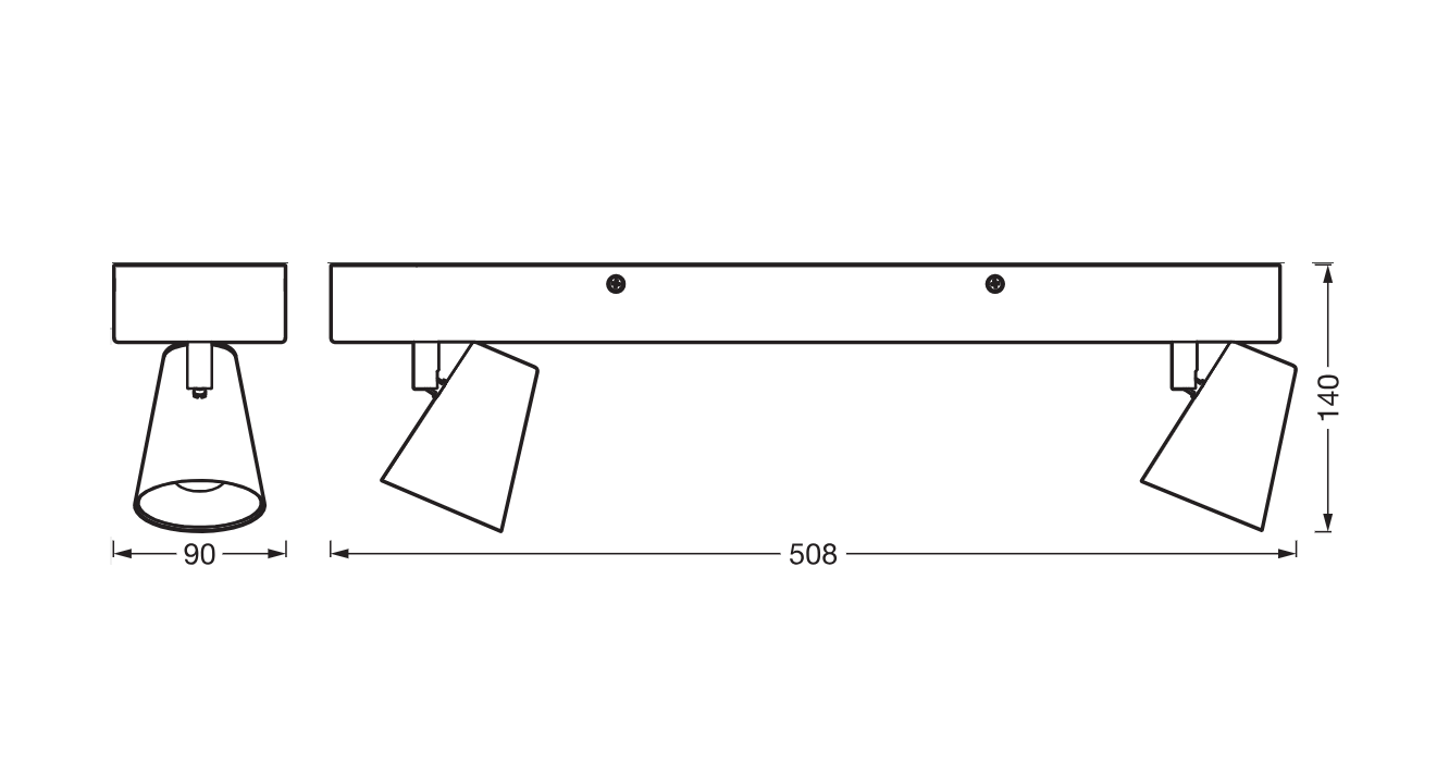Osram DECOR SP NEPTUNE 508MM 20W SEL WT LEDV, 000004058075828322 - imagine 3