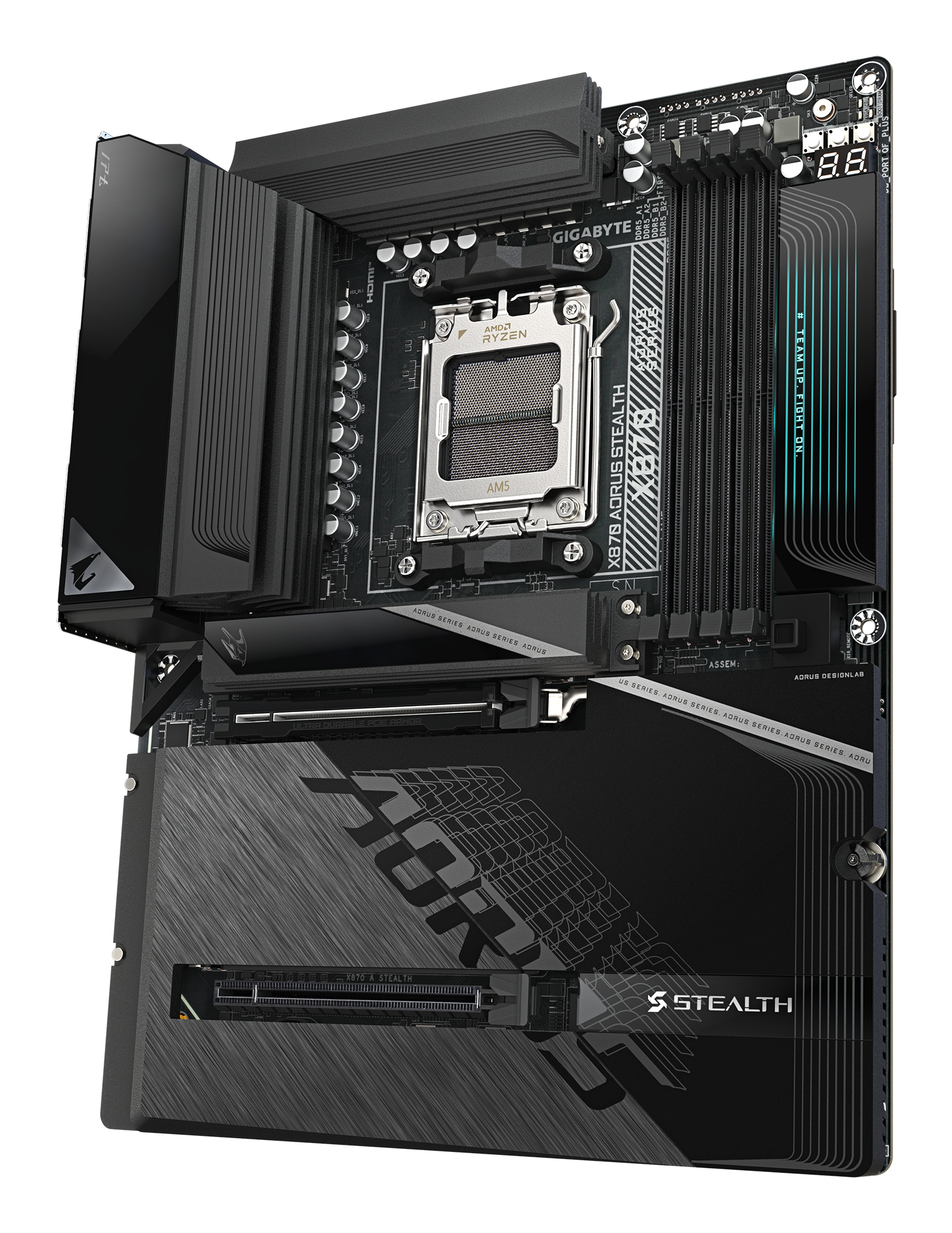 Gigabyte MB X870 AORUS STEALTH", X870 A STEALTH - imagine 4