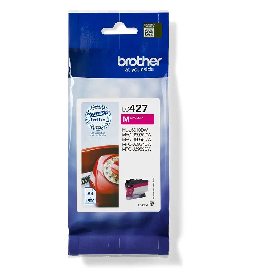 BROTHER Cartus Cerneala Original Magenta pentru MFC J5955|MFC J6955|MFC J6957, 1.5K, LC427M