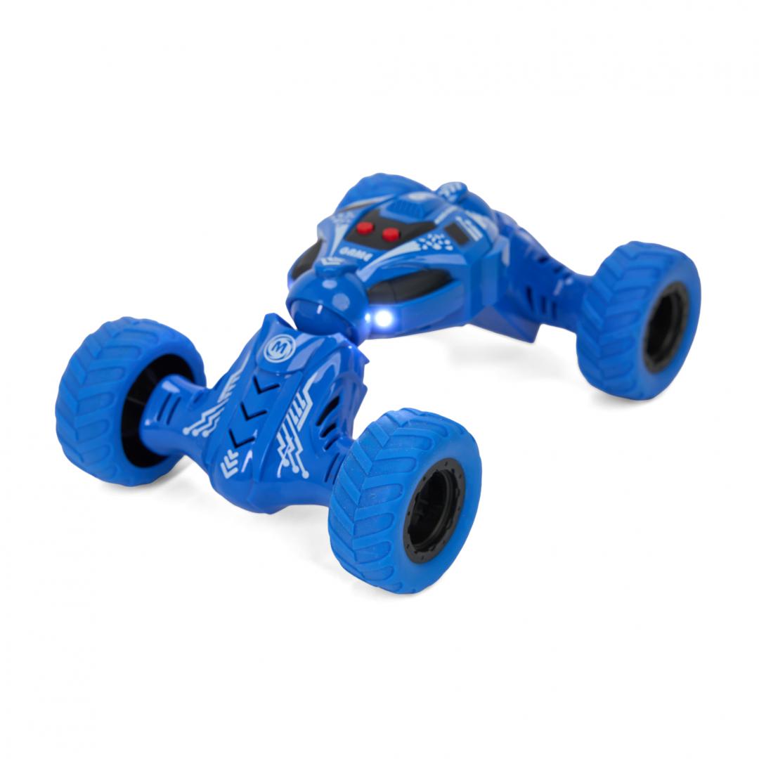 MomKi MASINA OFF-ROAD CU LUMINI SI SUNETE, ALBASTRU, MOMKI1189-31ABS - imagine 2