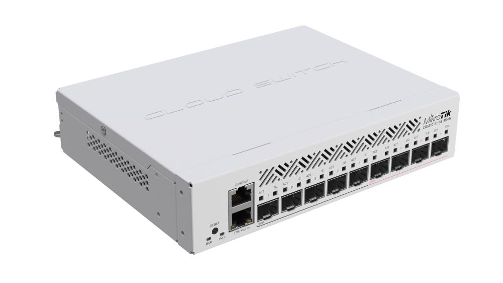 Mikrotik NET ROUTER/SWITCH 9PORT/, CRS310-1G-5S-4S+IN