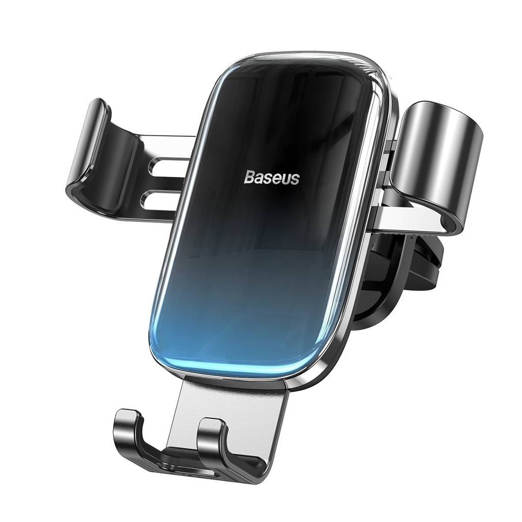 Baseus SUPORT AUTO Glaze Gravity pt. SmartPhone, fixare grila ventilatie, negru, SUYL-LG01