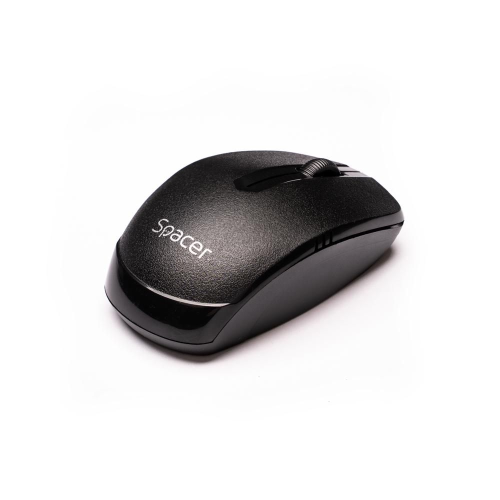 SPACER Mouse Wireless, 1000 dpi, Negru, SPMO-161 - imagine 3