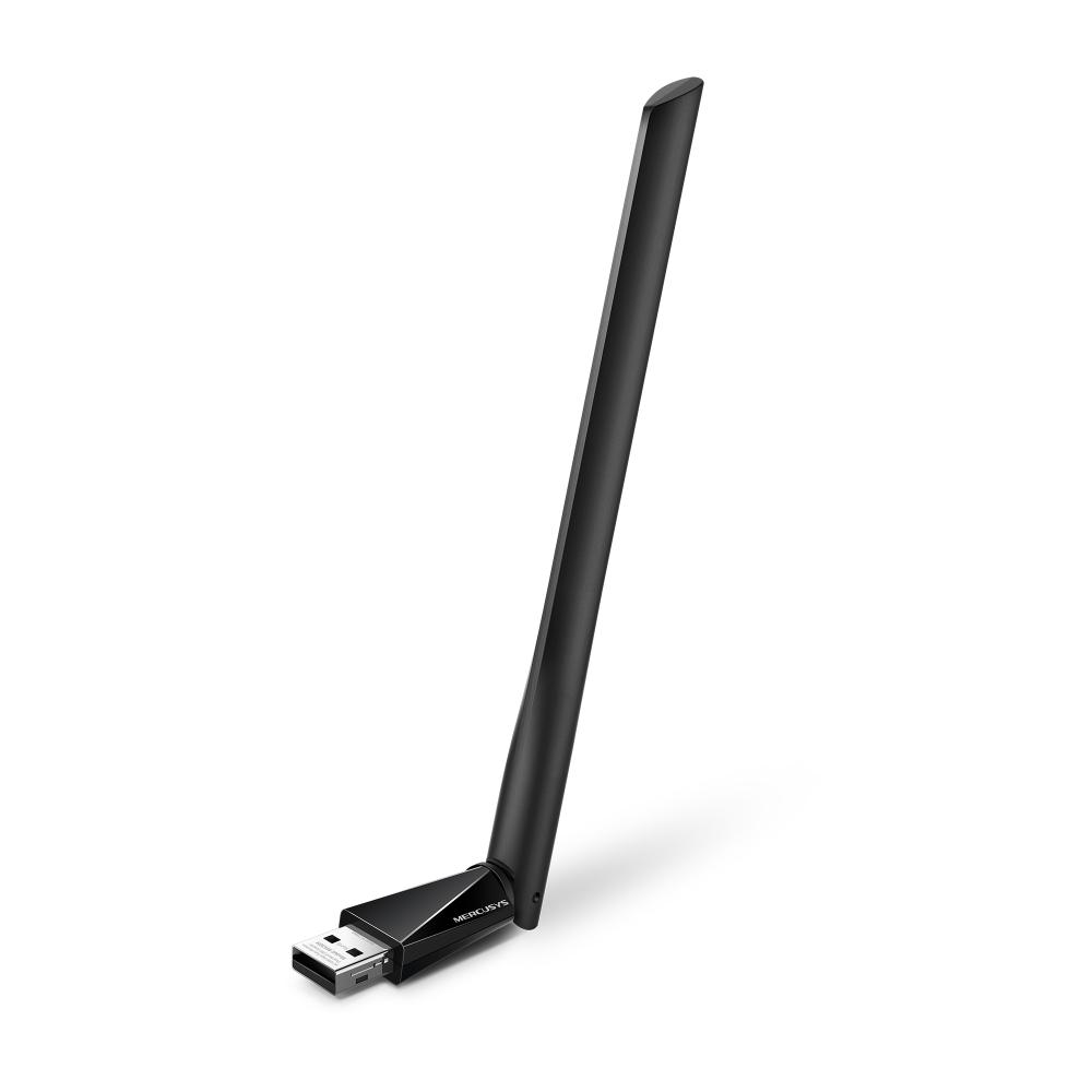 Mercusys ADAPTOR RETEA, AC1300 extern wireless 2.4 GHz | 5 GHz, USB 2.0, 1300 Mbps, antena, MA30H