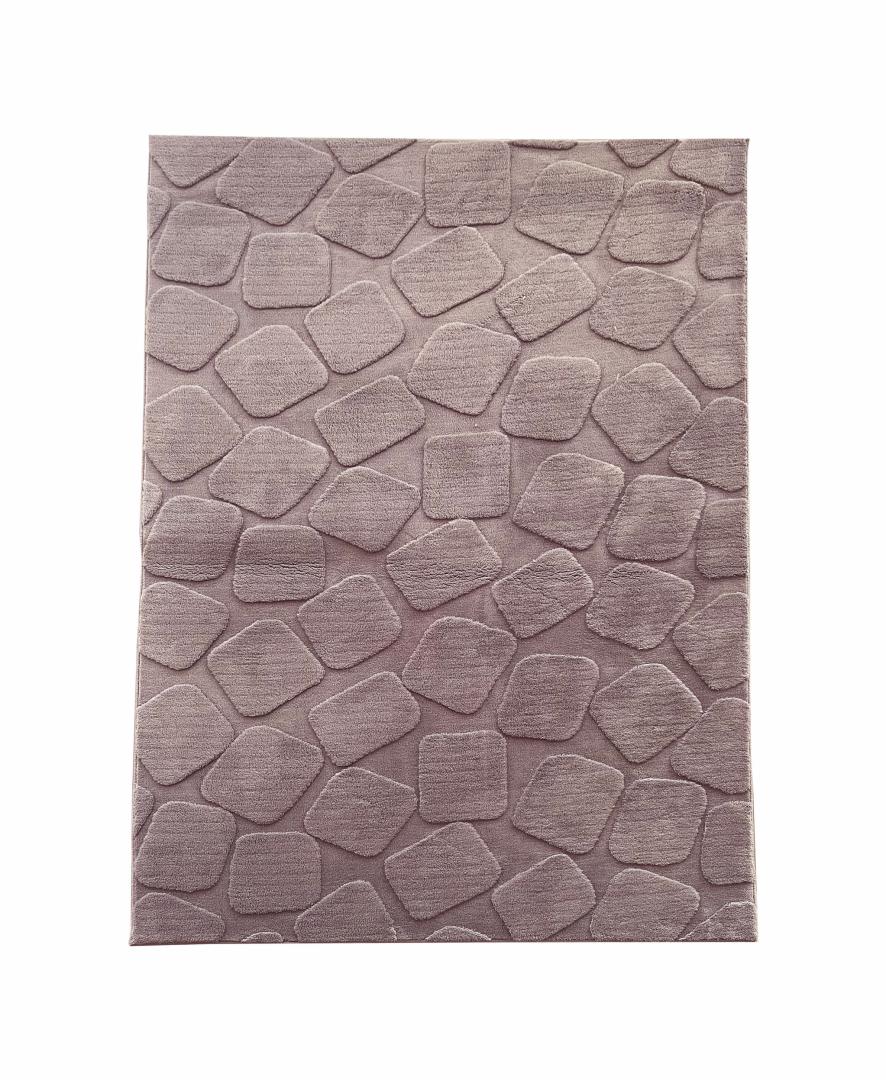 HEINNER Covor, model in relief,Stone,160x230 Brown, HR-STNRUG160-BRW