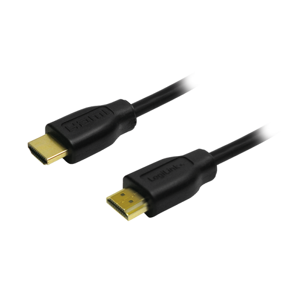 Logilink CABLU video, HDMI (T) la HDMI (T) 1.4, 0.2m, conectori auriti, rezolutie maxima 4K, CH0076 - imagine 3