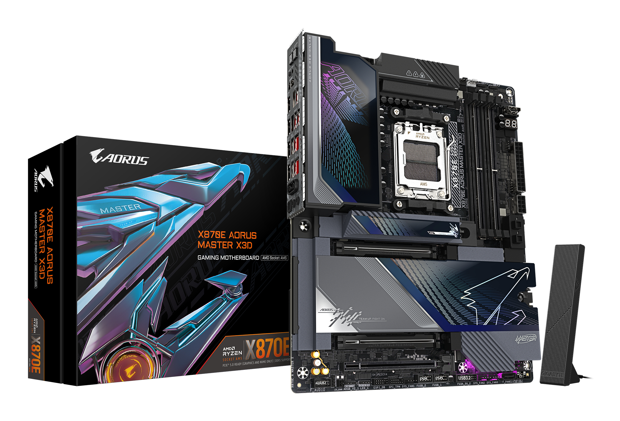 Gigabyte X870E AORUS MASTER X3D", X870E A MASTER X