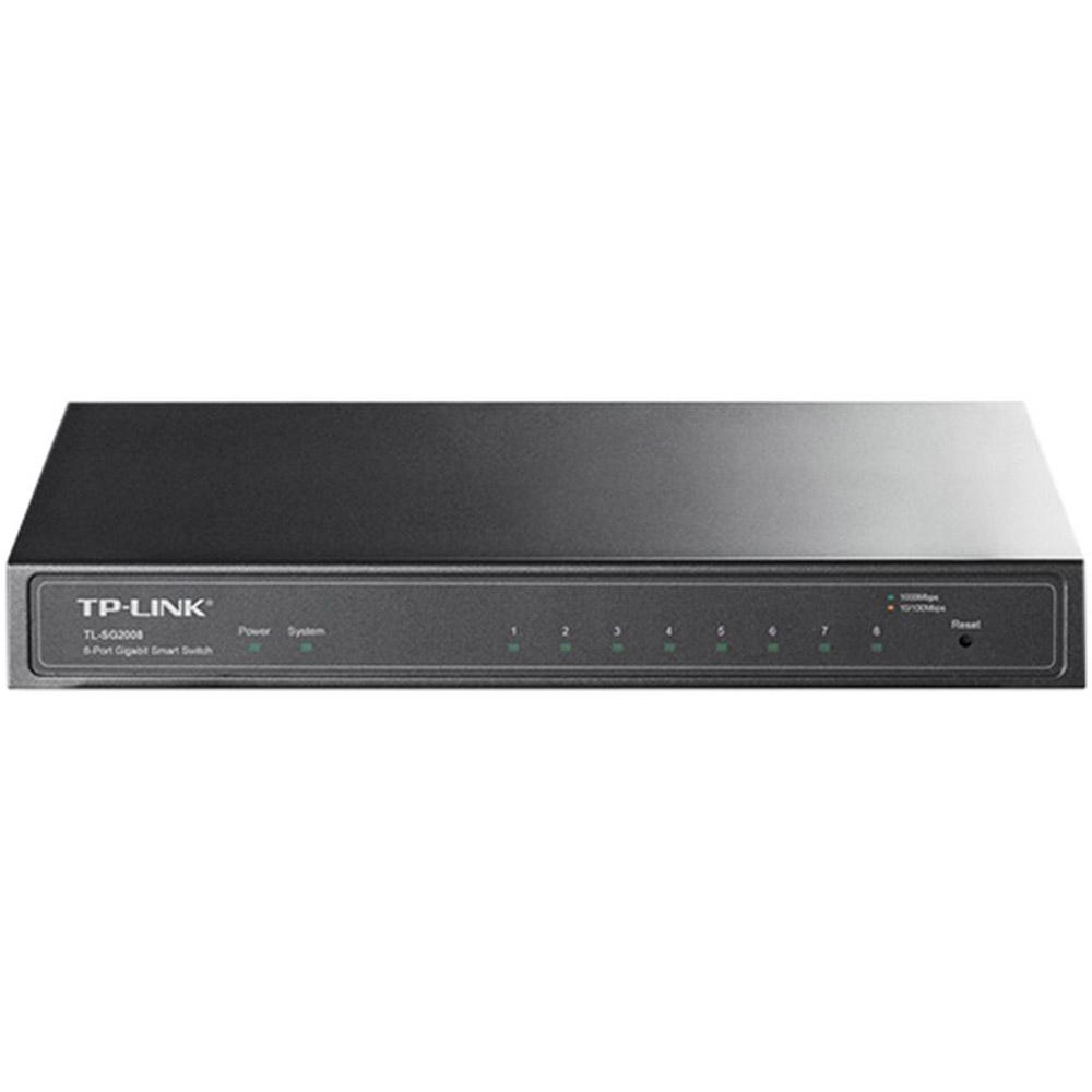 TP-LINK Switch, 8 port, 10/100/1000 Mbps, TL-SG2008P