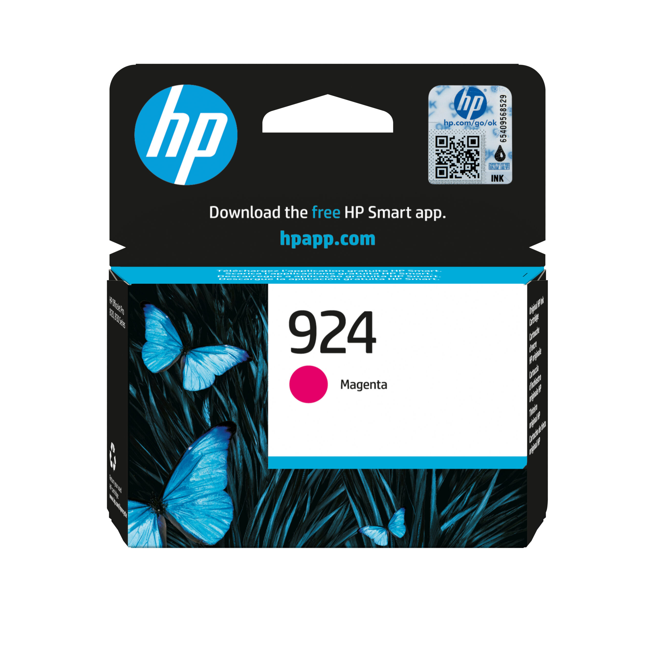 HP Cartus Cerneala Original Magenta, nr.924 pentru OJ Pro 8122e|8132e, 0.4K, 4K0U4NE
