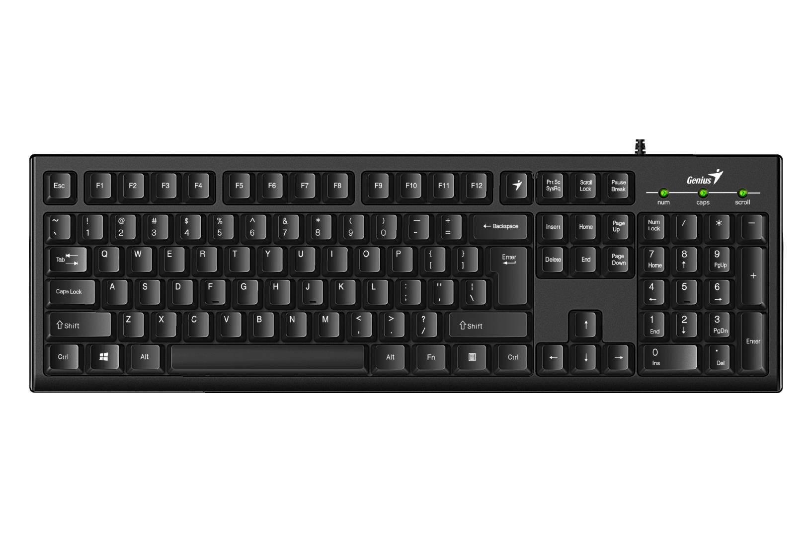 GENIUS Tastatura KB-100, USB, Negru, G-31300005400