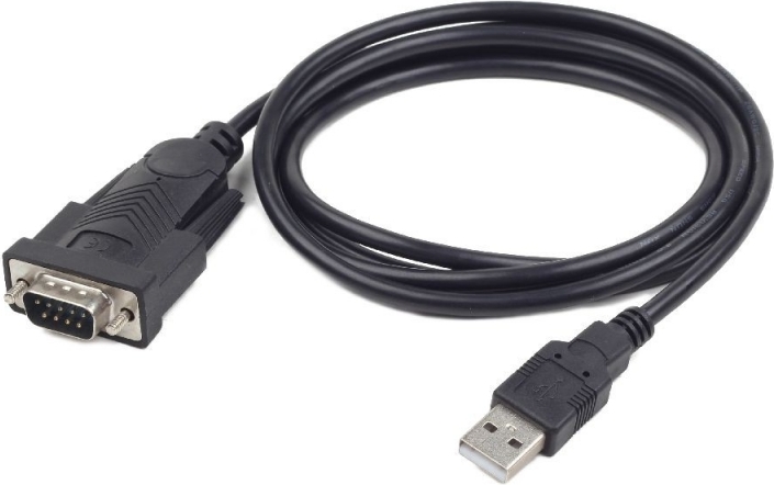 Gembird CABLU USB adaptor, USB 2.0 (T) la Serial DB9M (9-pin)(RS232)(T), 1.5m, negru, UAS-DB9M-02